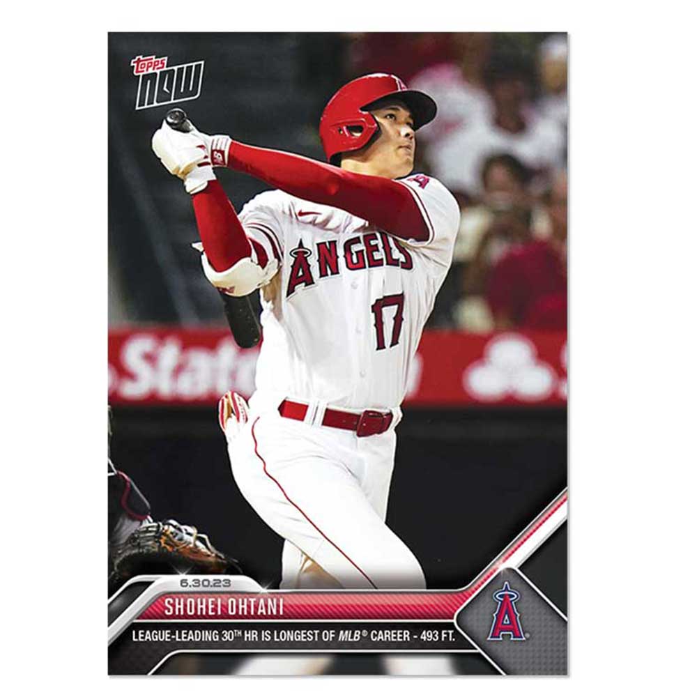 ëʿ #517 ꡼ȥåפΥ493եȤ30ۡǤäǰ League-Leading 30Th HR is Longest Of MLB Career-493FT - Shohei Ohtani 2023 MLB Topps Now Card