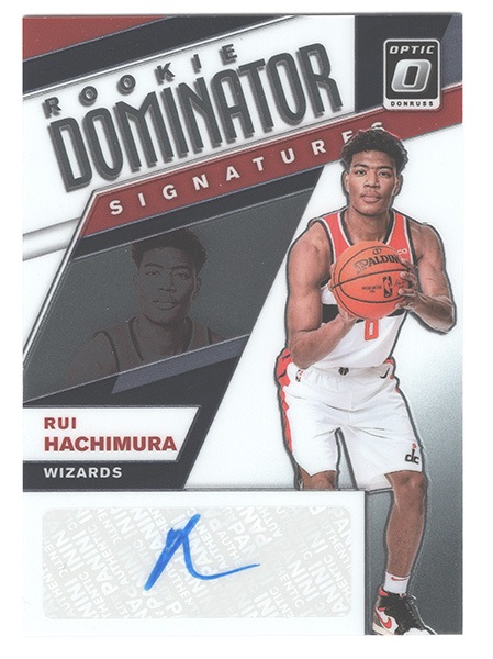 Ȭ¼ NBA 2019-20 Panini Donruss Optic Rookie Dominators Signatures / Rui Hachimura 12/99