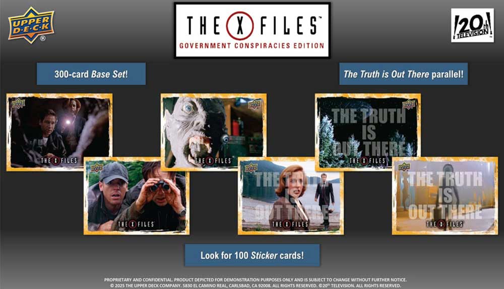 2025 Upper Deck The X-Files：Government Conspiracies Edition