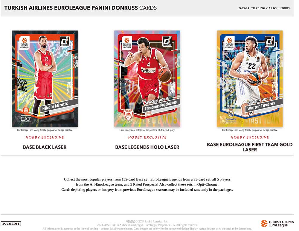 2023-24 Panini Donruss Turkish Airlines Euroleague