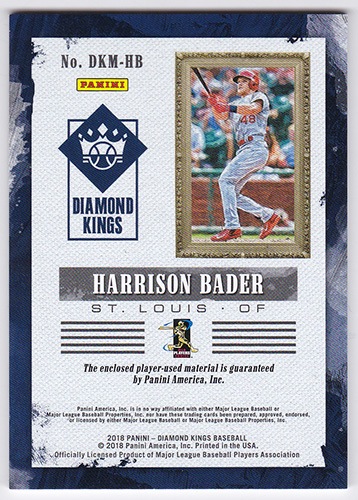 ハリソン・ベイダー選手 直筆サインカード