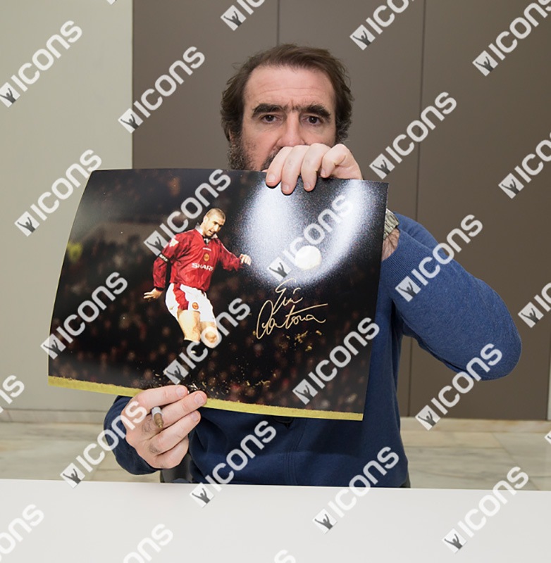 åȥ ľɮե ޥʥƥå åס Signed Manchester United Photo: Iconic Chip Goal vs Sunderland / Eric Cantona