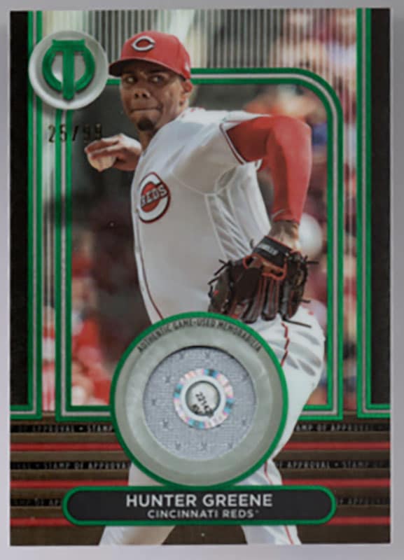 【4枚限定】 直書き toppsbowman HUNTER GREENE Hunter Greene / ハンター・グリーン 直筆サイン MLB カード 4枚限定