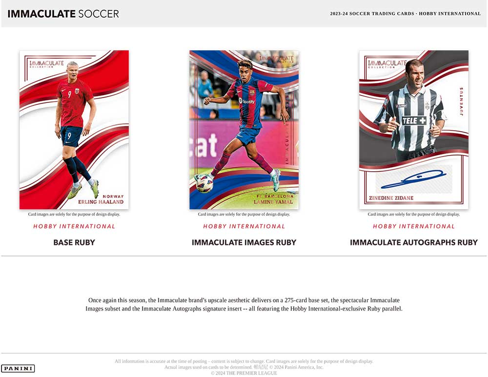 18-19 PANINI immaculate ラベッシ直筆サインパッチジャージ 2023-24 Panini Immaculate Soccer Hobby Box | eBay