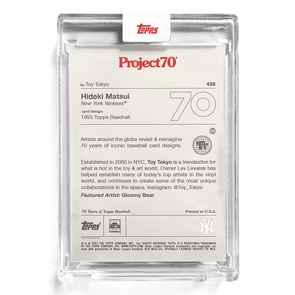 松井秀喜 #456 Topps Project70 Card Hideki Matsui by Toy Tokyo 9/7