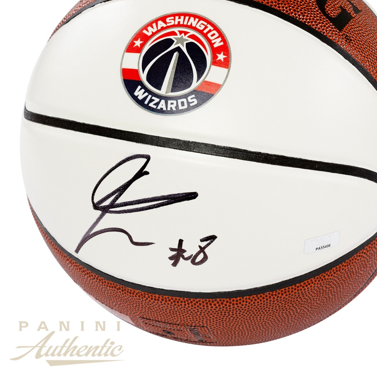 Ȭ¼ ľɮ 亮ȥ󡦥ۥ磻ȥѥͥХåȥܡ / Rui Hachimura Autographed Washington Wizards White Panel Basketball