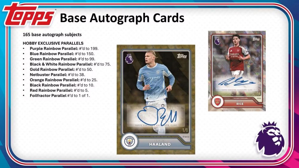 予約）2026-27 Topps Flagship Premier League Soccer Hobby Box 9/18
