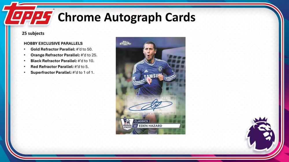 2026-27 Topps Flagship Premier League Soccer Hobby Box 9/18入荷