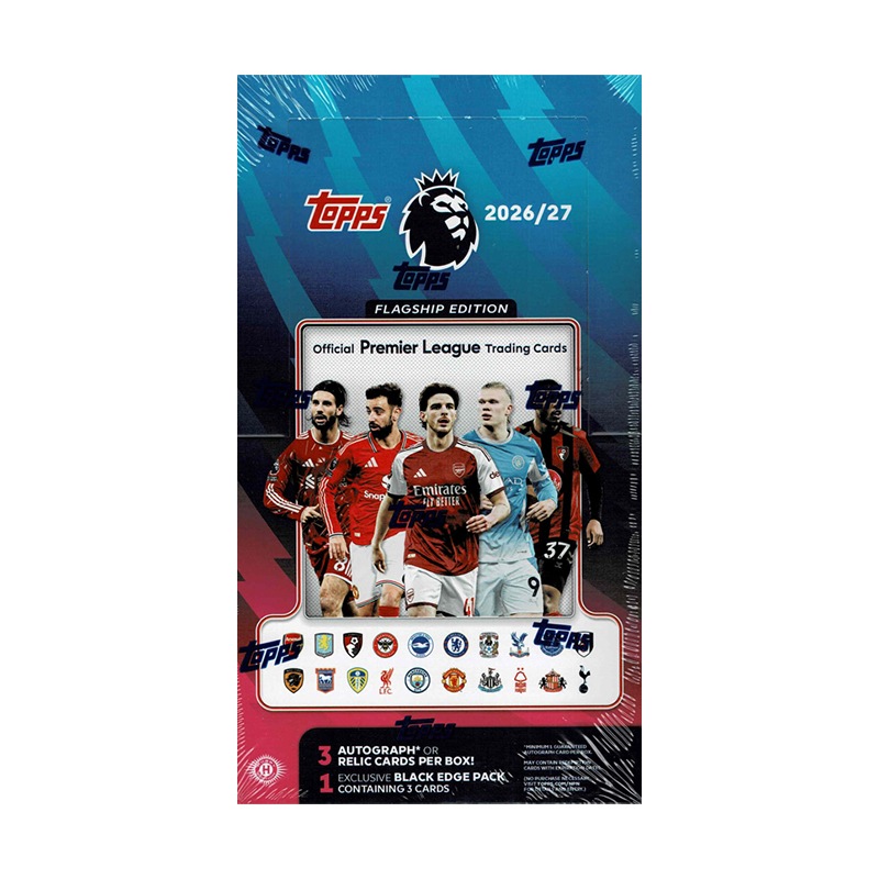 2026-27 Topps Flagship Premier League Soccer Hobby Box 9/18入荷