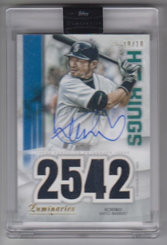 イチロー MLBカード 2019 Topps Luminaries Hit Kings Autograph