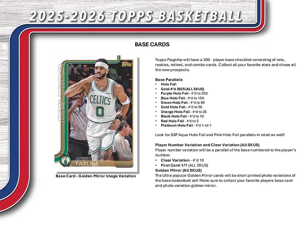 NBA 2025-26 Topps Flagship Basketball Mega Box 11/7入荷 ｜カード
