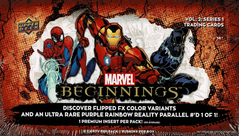 2022 Upper Deck Marvel Beginnings Vol. 2 Series 1 Trading Cards Box 7/20١