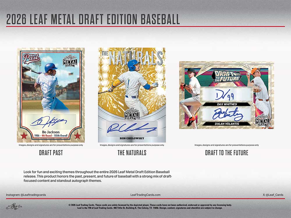 予約）2026 Leaf Metal Draft Edition Baseball Hobby Box 7/10入荷