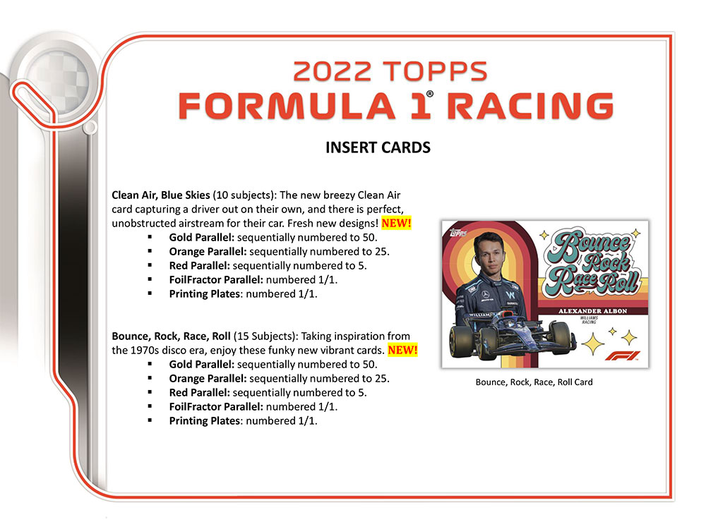 2022 Topps Formula 1 Racing Trading Cards 12/2入荷！ ｜カード