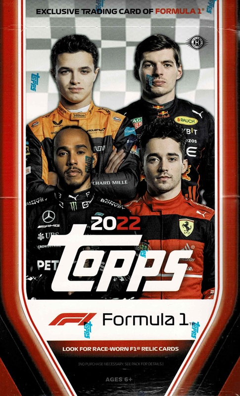 2022 Topps Formula 1 Racing Trading Cards 12/2١