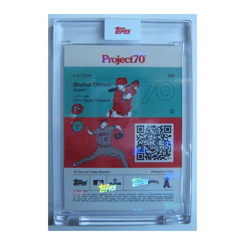 大谷翔平 #324 Topps Project70 Card Shohei Ohtani by DJ Skee 7/28