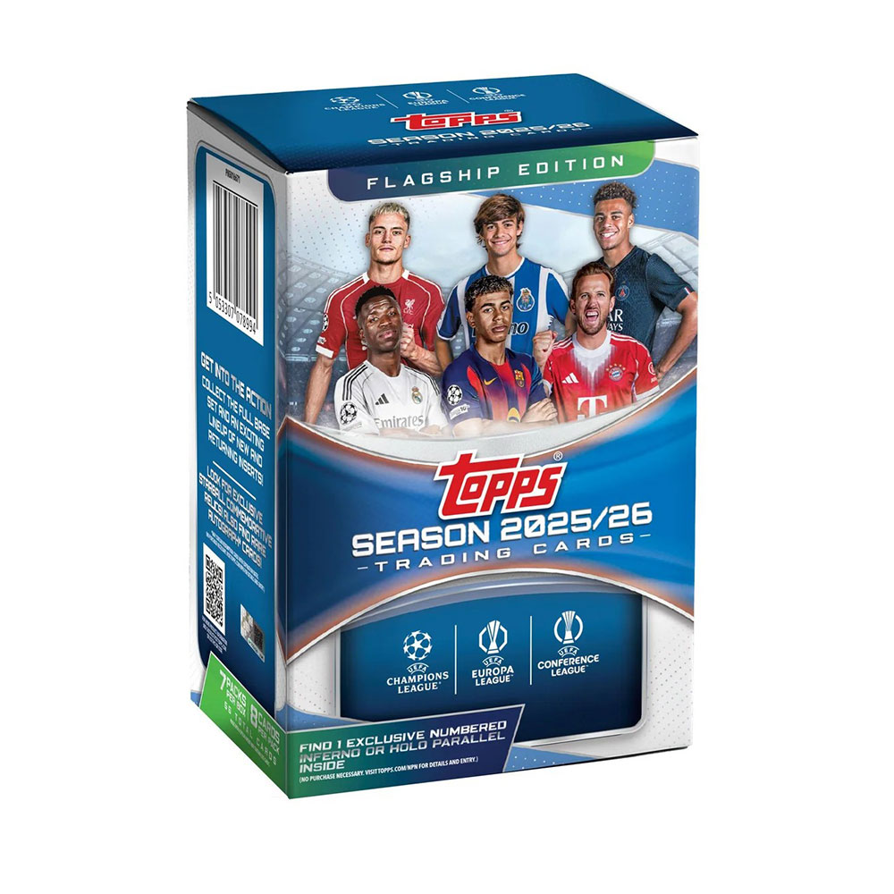 2025-26 Topps UEFA Club Competitions Soccer Value Box 1/16入荷