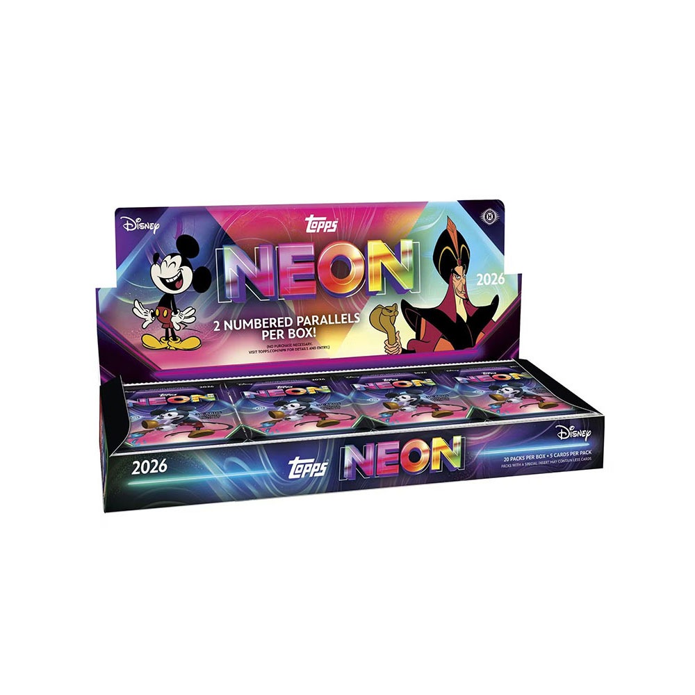 2026 Topps Disney Neon Hobby Box 4/17入荷！！ ｜カード