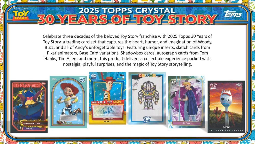 トイ・ストーリー 2025 Topps Crystal 30 Years of Toy Story Hobby