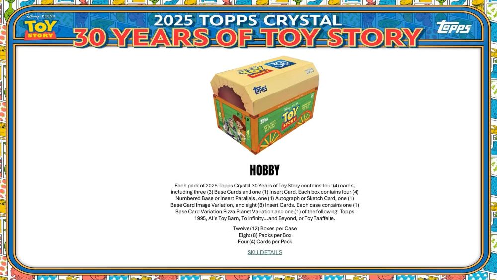 トイ・ストーリー 2025 Topps Crystal 30 Years of Toy Story Hobby
