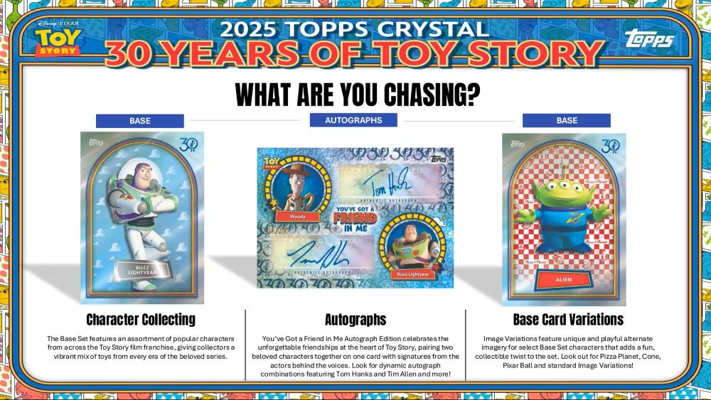 トイ・ストーリー 2025 Topps Crystal 30 Years of Toy Story Hobby