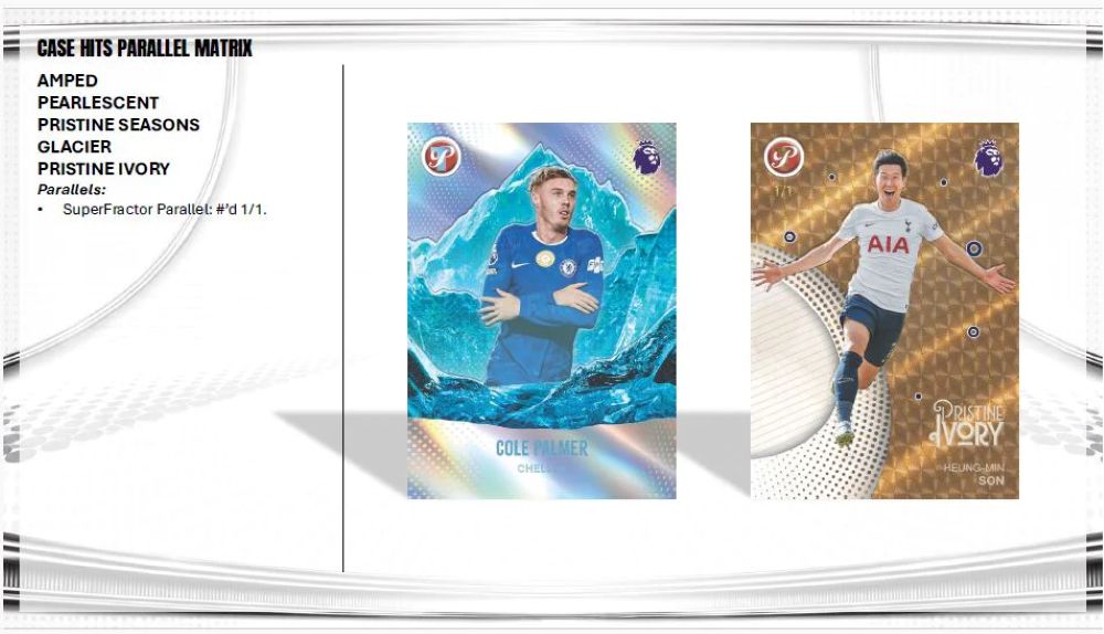 予約）2025-26 Topps Pristine Premier League Soccer Hobby Box 7/17