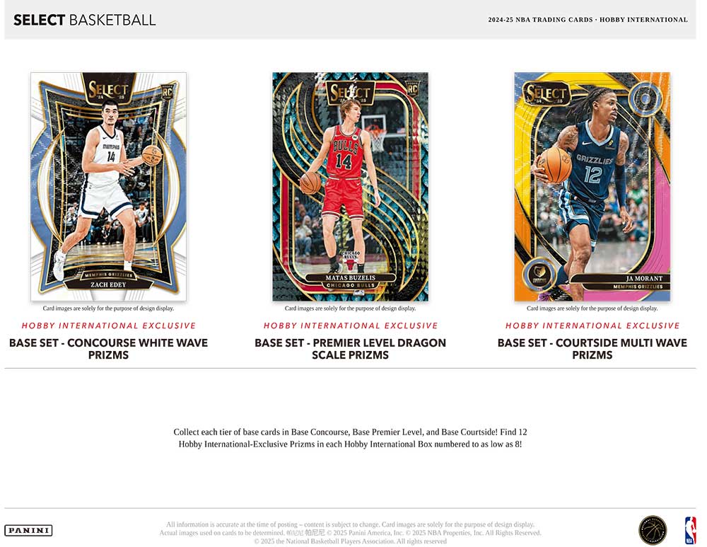 NBA 2024-25 Panini Select Basketball Hobby International Box