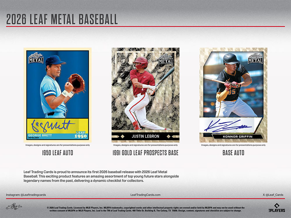 2026 Leaf Metal Baseball Jumbo Box 4/22入荷 ｜カードファナティック