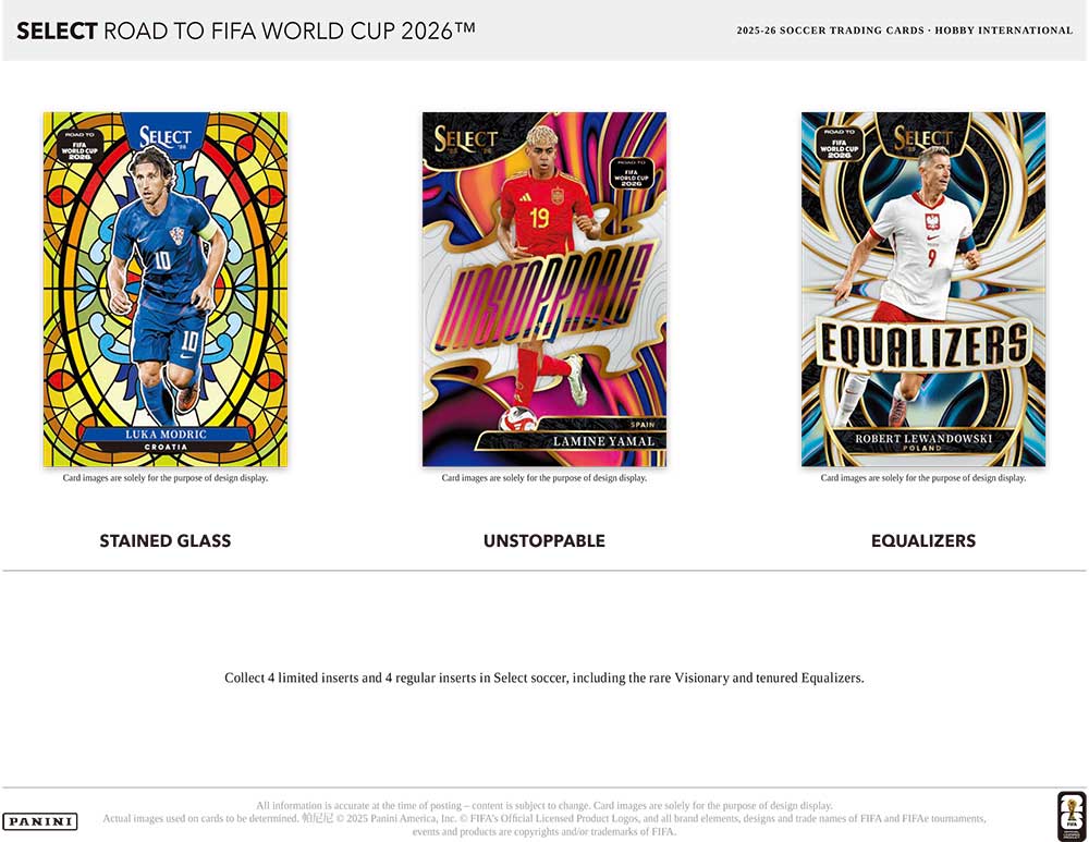 2025-26 Panini Select Road to FIFA World Cup 2026 Soccer Hobby