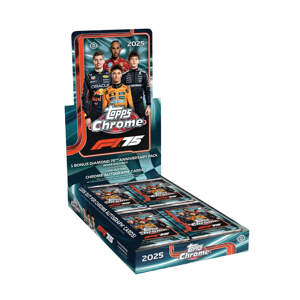 2025 Topps Chrome Formula 1 Hobby Box 1/23入荷！！店頭販売中