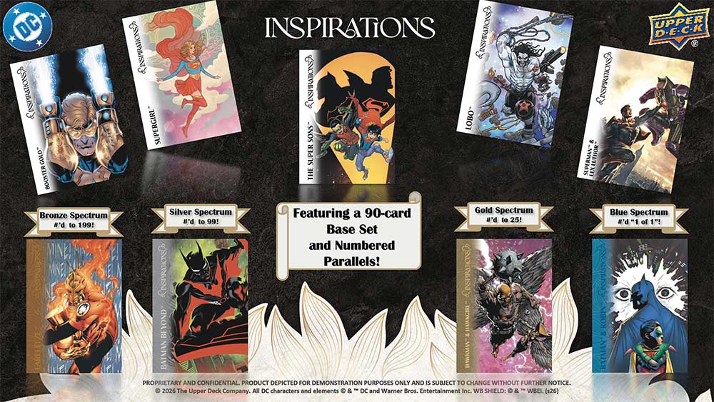 予約）DCコミック 2026 Upper Deck Inspirations The World of DC