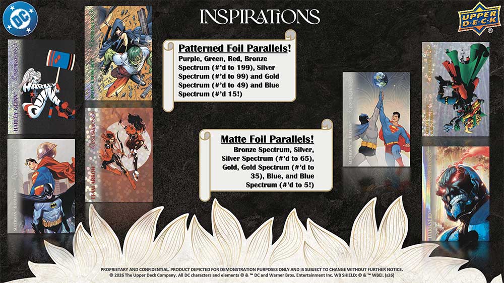 予約）DCコミック 2026 Upper Deck Inspirations The World of DC