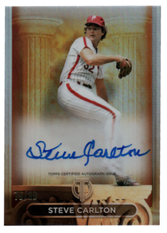 スティーブ・カールトン/Steve Carlton 2024 Topps Tribute auto 75/99 