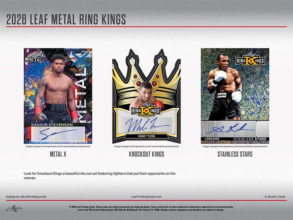 2026 Leaf Metal Ring Kings Box 7/17入荷 ｜カードファナティック公式通販