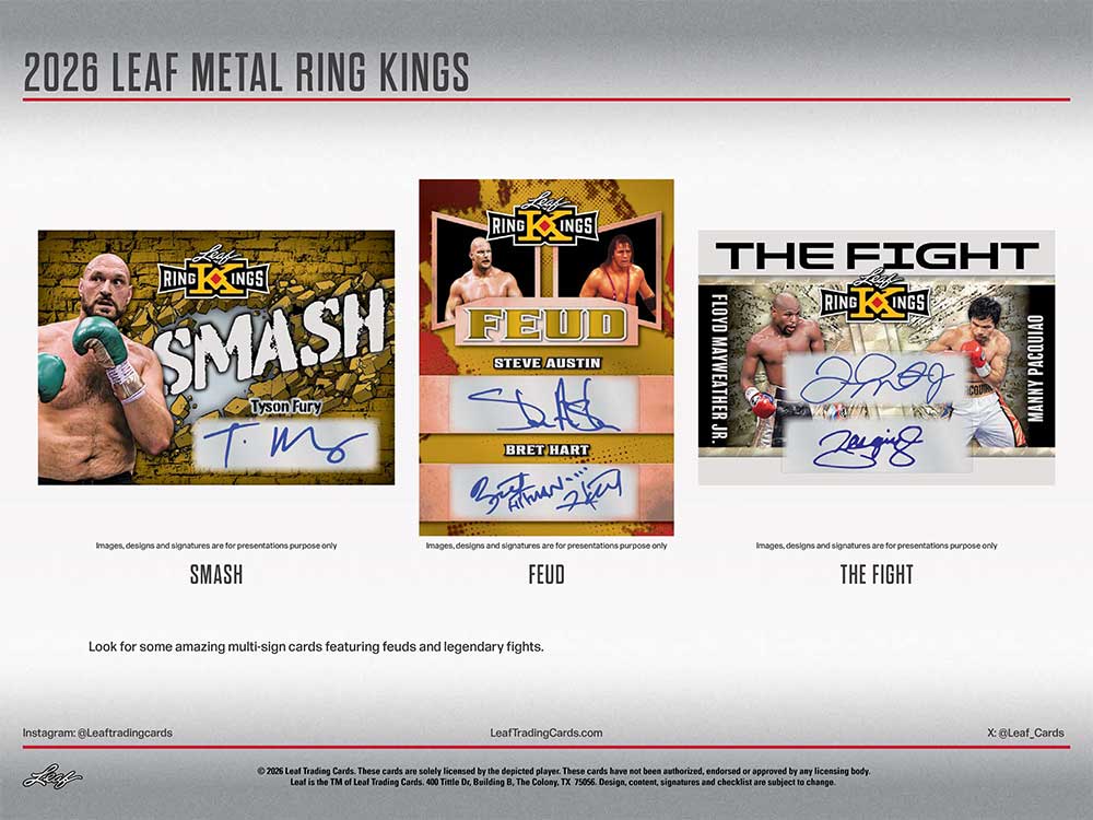 2026 Leaf Metal Ring Kings Box 7/17入荷！！ ｜カードファナティック