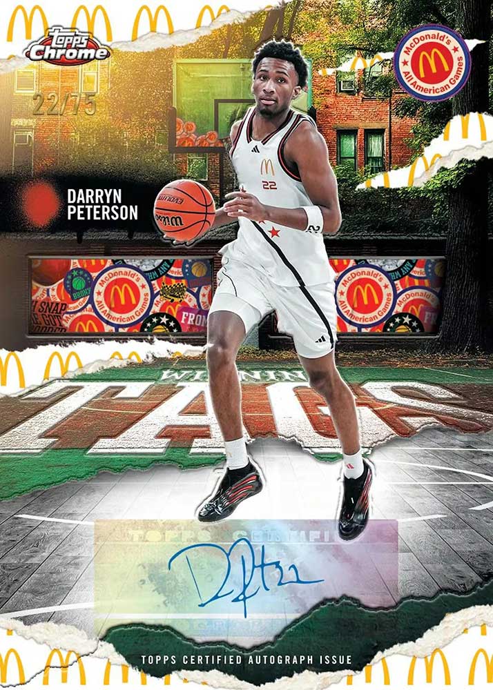 2025 Topps Chrome McDonald's All American Basketball Hobby Box 3