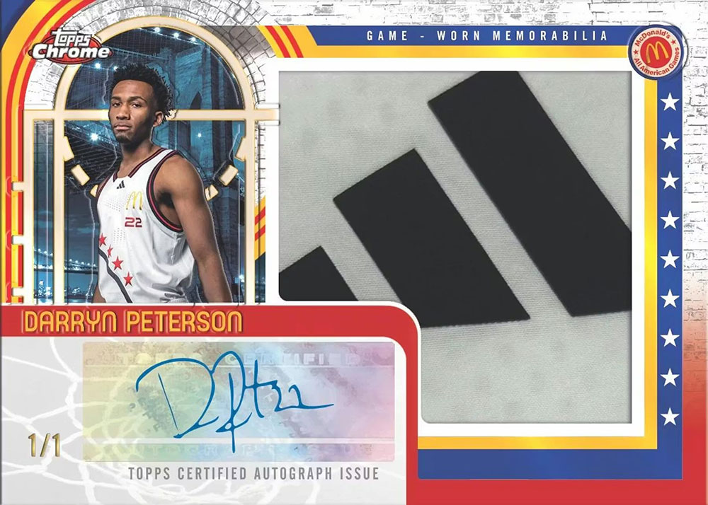 2025 Topps Chrome McDonald's All American Basketball Hobby Box 3