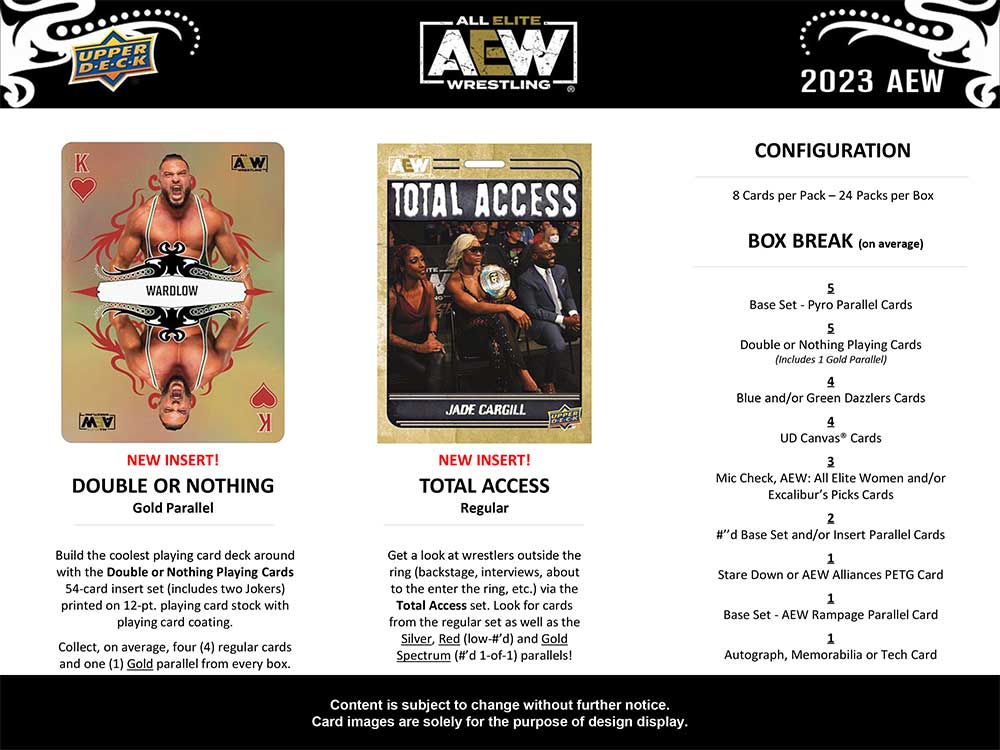 プロレス AEW 2023 Upper Deck All Elite Wrestling Trading Cards Hobby Box 12