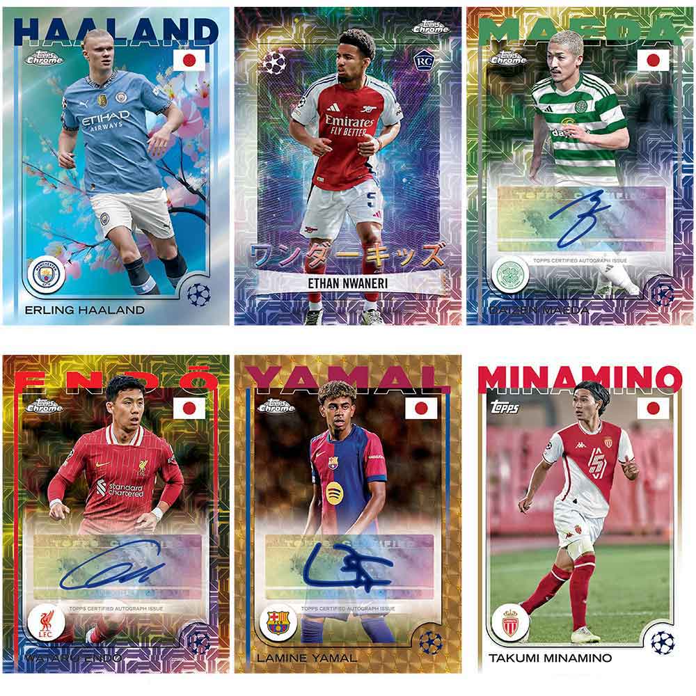 予約）2025 TOPPS UEFA Japan Edition Box 送料無料 10/31発売