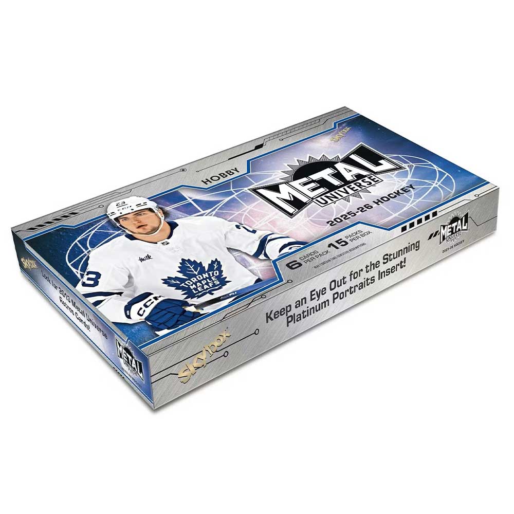 NHL 2025-26 Skybox Metal Universe Hockey Hobby Box 4/23入荷 価格は