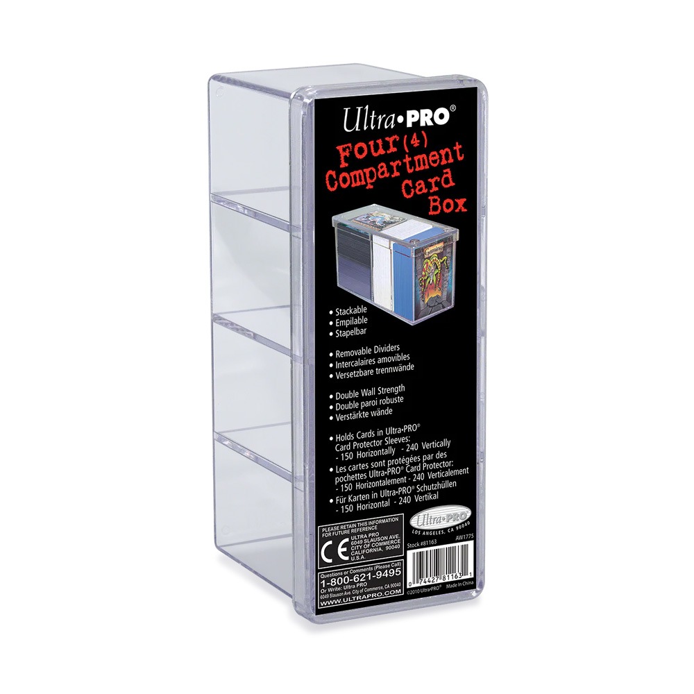 Ultra Pro (ウルトラプロ) プラスチックケース 4コンパートメント