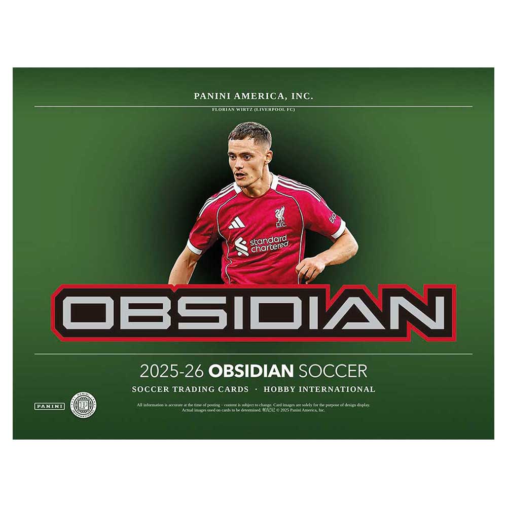 2025-26 Panini Obsidian Soccer Hobby International Box 8/7入荷