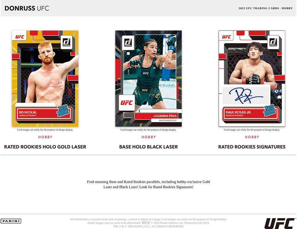 2023 Panini Donruss UFC Hobby Box 6/10