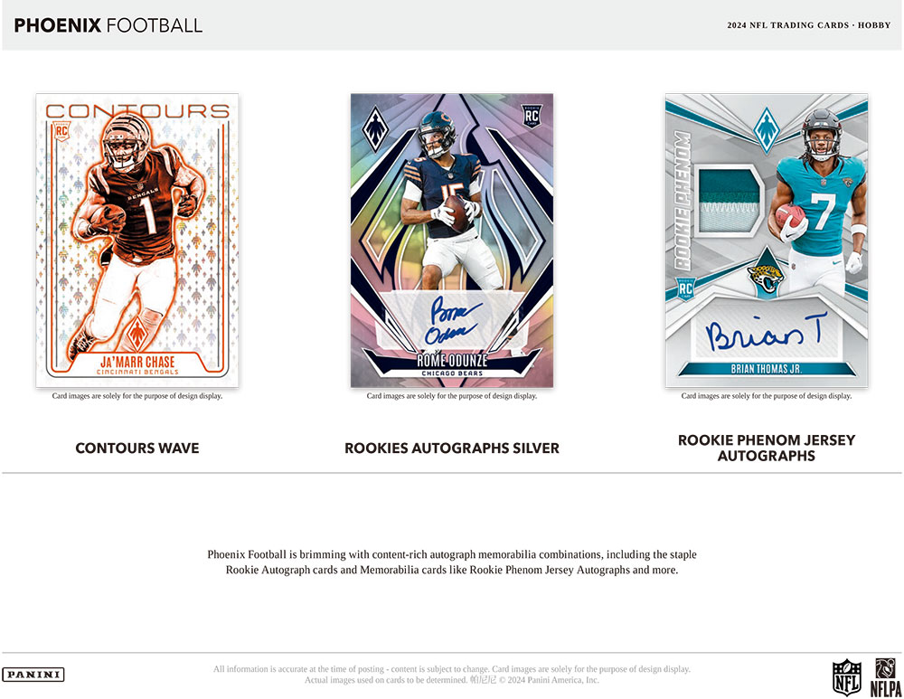 NFL 2024 Panini Phoenix Football Hobby Box 4/19入荷 ｜カード