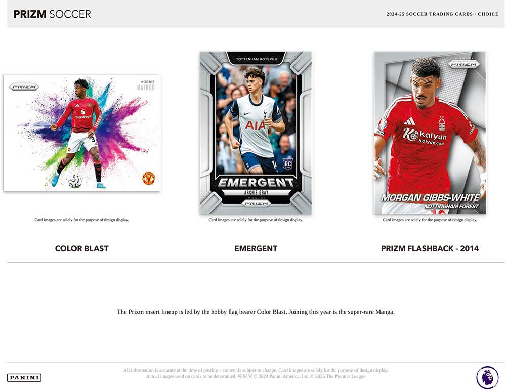 2024-25 Panini Prizm Premier League Soccer Choice Box 5/10