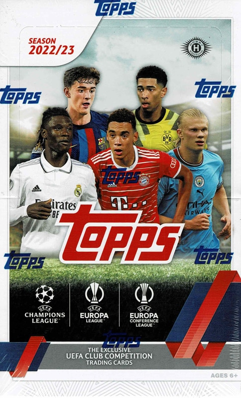 2022-23 Topps UEFA Club Competitions Soccer Cards Box 4/28