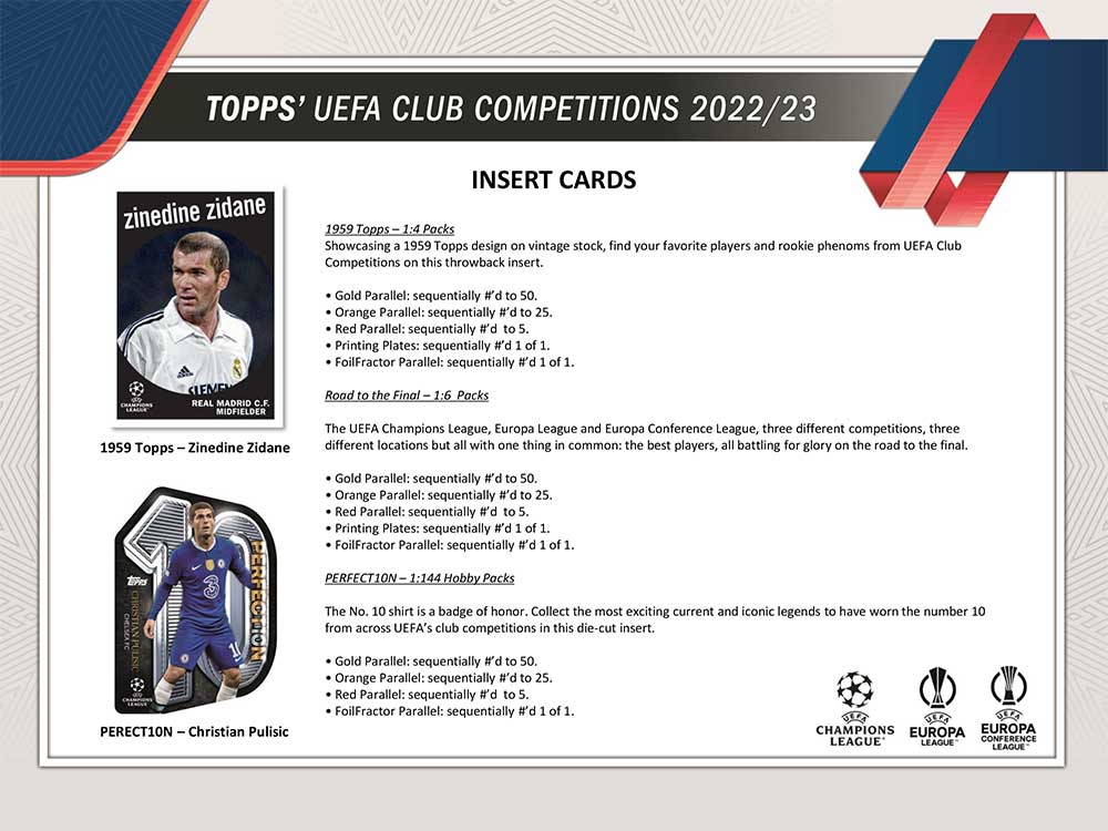 2022-23 Topps UEFA Club Competitions Soccer Cards Box 4/28入荷