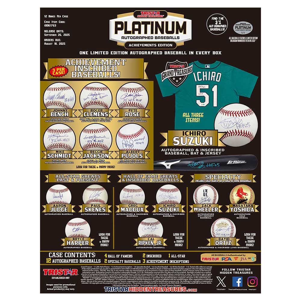 Boxの一部に潰れている箇所あり)2025 Tristar Hidden Treasures