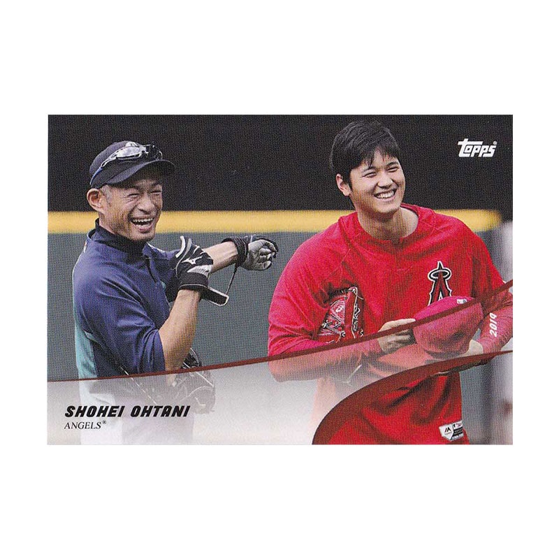 激レア！イチロー 大谷翔平 パッチカード topps ichiro ohtani 激レア！イチロー 大谷翔平 パッチカード topps ichiro ohtani