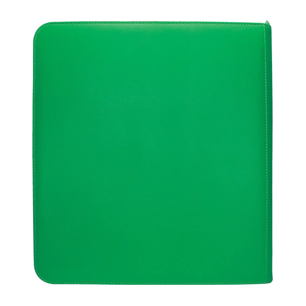 ȥץ (Ultra Pro) åѡ ץХ ꡼ 12ݥå #15741 | Vivid 12-Pocket Zippered PRO-Binder Green